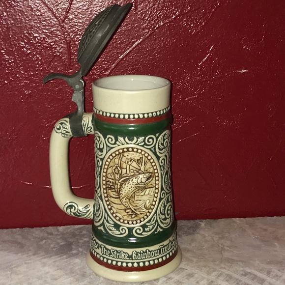 AVON Beer Stein Hunting Fishing Mug 1978 - Picture 2 of 10